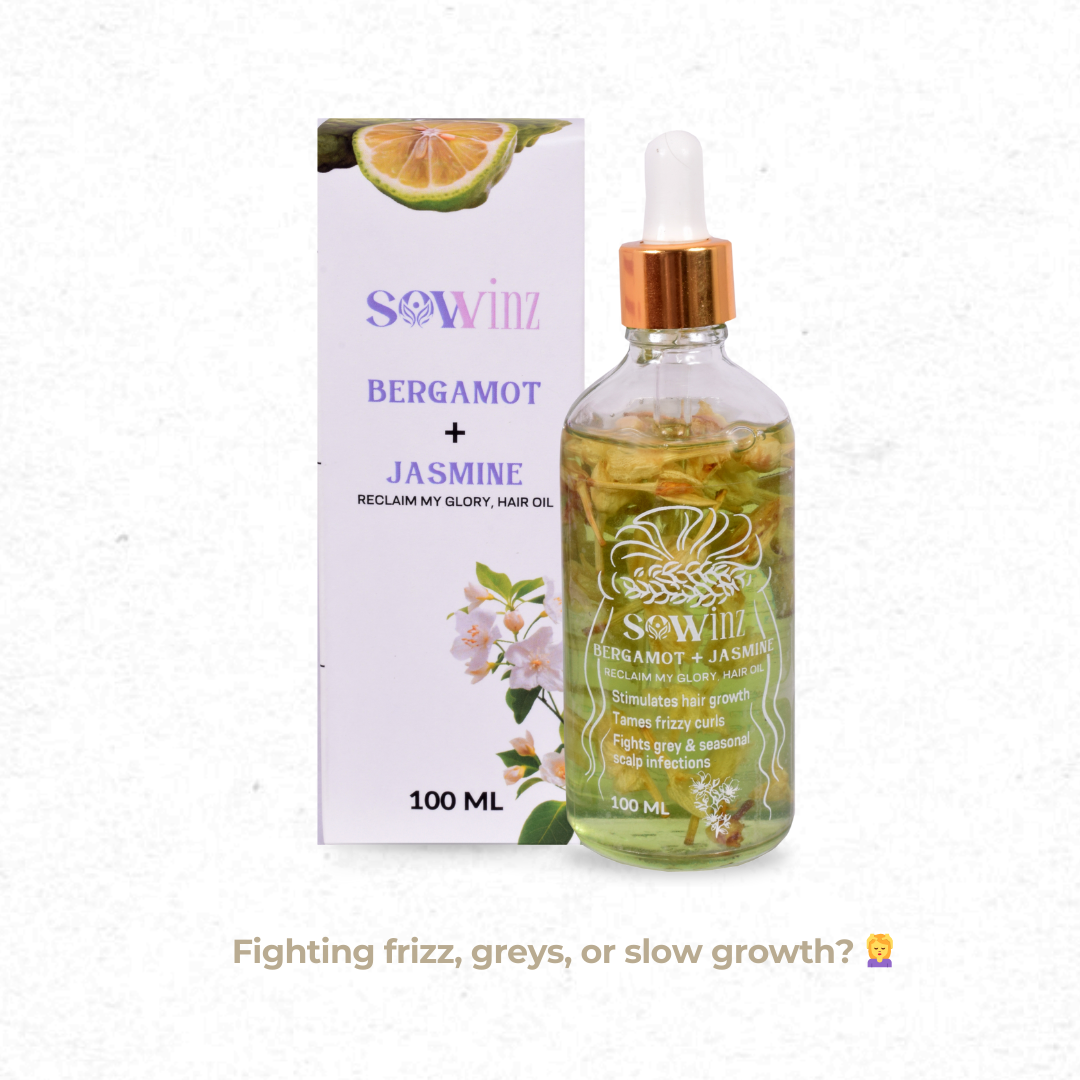 Bergamot + Jasmine Hair Oil