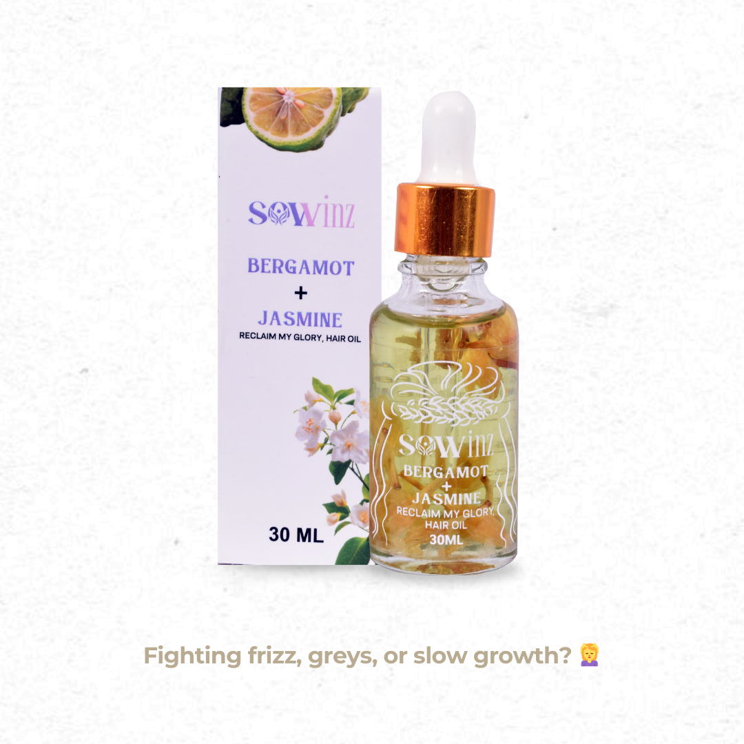 Bergamot + Jasmine Hair Oil