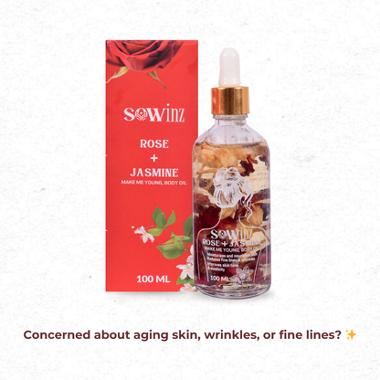 Rose + Jasmine Face, Nail & Body Oil