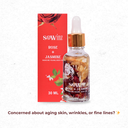 Rose + Jasmine Face, Nail & Body Oil